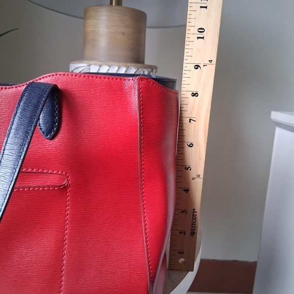 Ralph Lauren Red and Navy Women's Bag - Picture 13 of 16